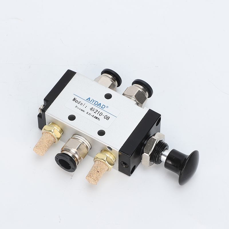 气动手拉阀4R210手动阀气缸制阀开关推拉阀气阀机械手拉阀4R310