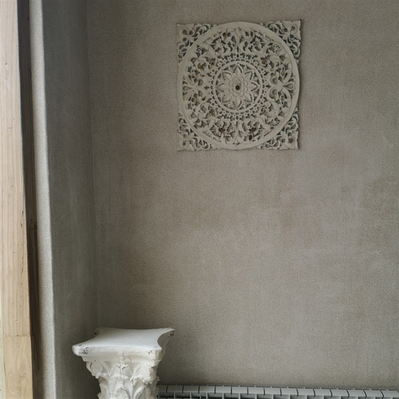 侘寂风肌理漆稻草泥内外墙乡村泥土墙面酒店民宿咖啡馆艺术涂料