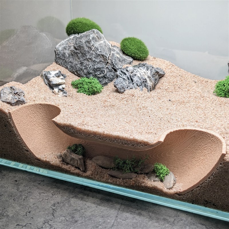 鱼缸造景爬宠乌龟鱼虾躲避屋洞创意地下洞穴造景饲养箱造景装饰