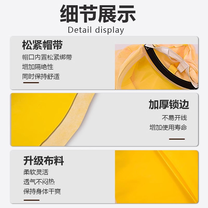 暴雨级防水帽子头套下雨天防雨神器披肩外卖骑手头伞户外斗笠头罩