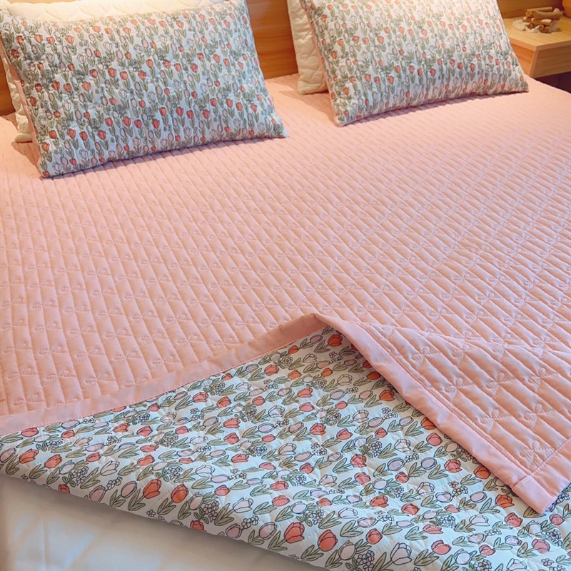 包邮 床上用品 韩式雪纺纱品床罩床盖四季通用 铺床铺盖 裸睡神器