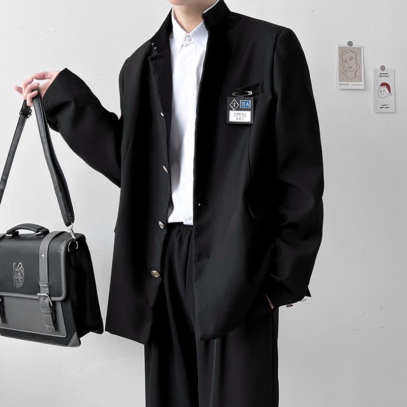 dk制服一套装热血高校制服西装男女生外套jk西服学院风中山装班服