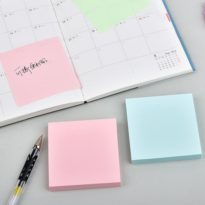 四本装N次贴可再贴便条纸留言备忘回电指示记录便签本留言条便利