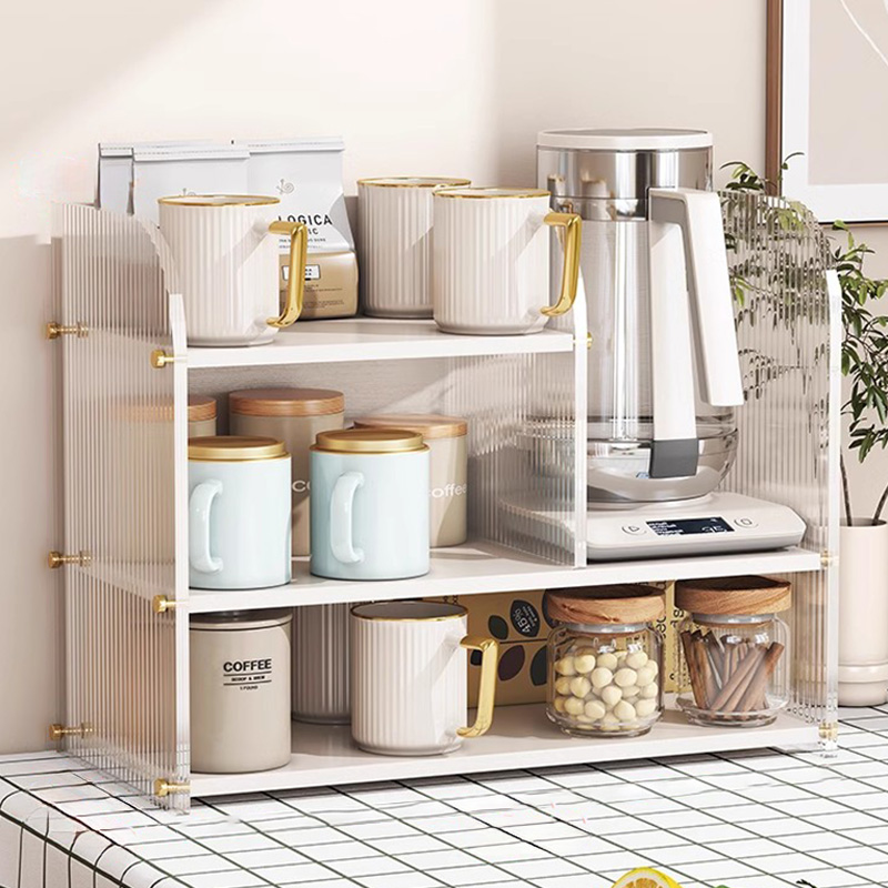 杯架杯子收纳置物架桌面水杯茶杯马克放咖啡玻璃杯架子盒水吧整理