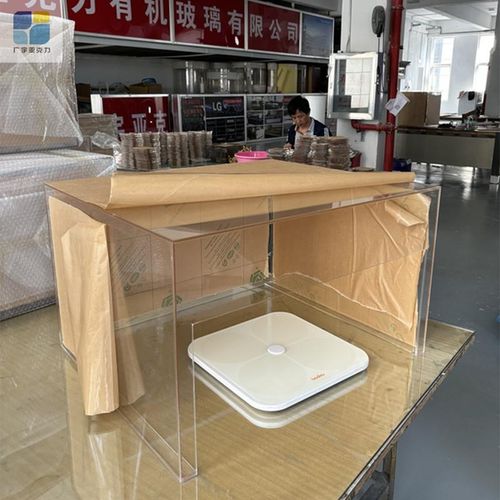 实验室电子秤透明防风罩电子天平防尘罩按图定制有机玻璃U型热弯