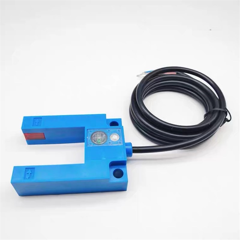 U槽型光电开关E3S-GS30E4直流NPN常开槽形对射感应器感应电梯门