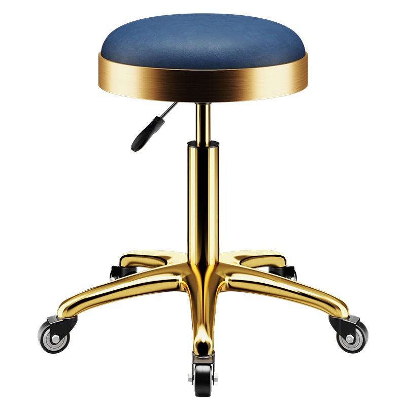 美容凳子滑轮酒吧椅美容院专用升降旋转美甲美发大工凳理发店圆凳