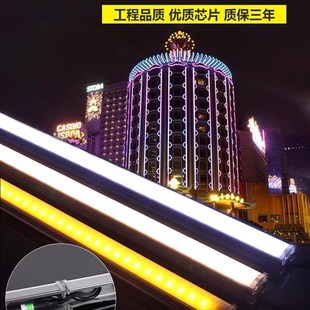 led数码管七彩护栏管户外 防水单色线条灯招牌广告跑马灯霓虹灯管