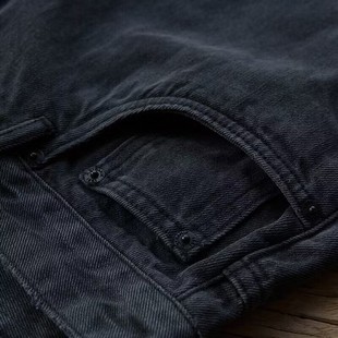 纯棉牛仔工作裤男耐磨宽松工地劳保工装裤汽修电焊工作服裤子春秋