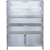 架 多层防水防晒带门防尘铝合金鞋 加厚简易不锈钢鞋 柜家用门口新款