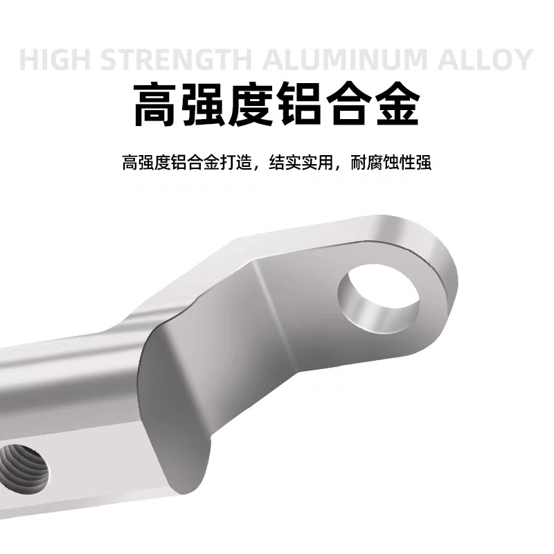 电动车后视镜座多功能扩展杆摩托车倒车镜简易款抗展架射灯支架