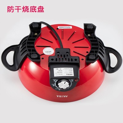 分体式电火锅锅家用4-6人小型电锅2-3蒸煮一体多功能电热锅电煮锅