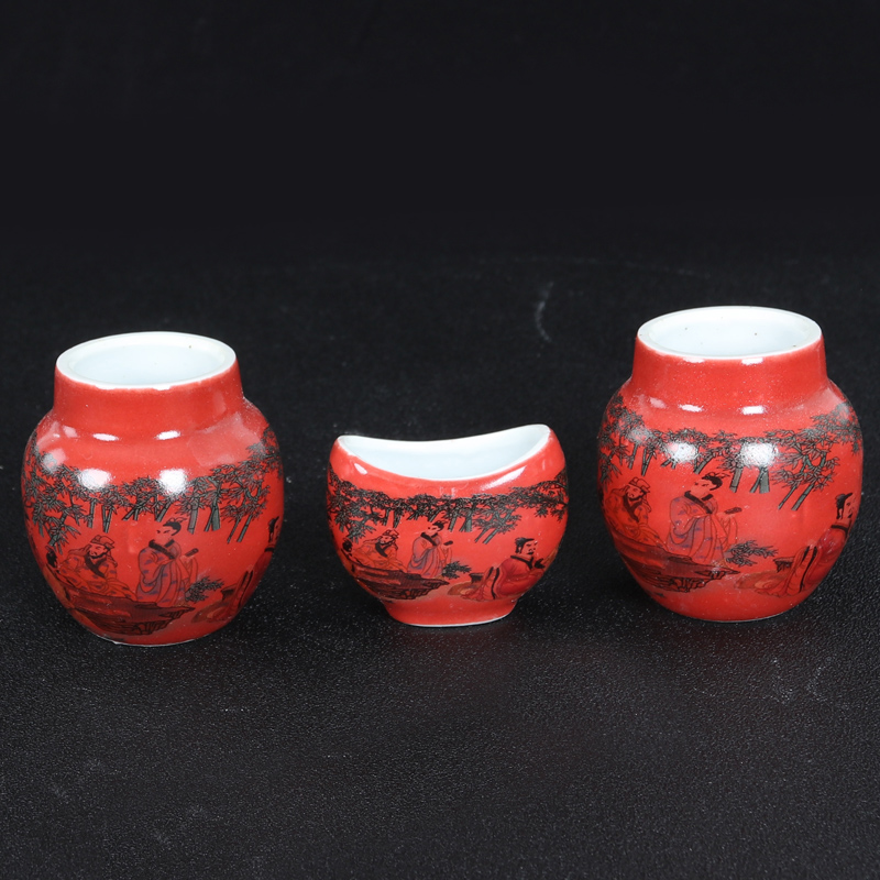 画眉鸟食杯画眉笼碗景德镇鸟食碗鸟食罐鸟食杯配件画眉鸟笼