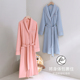 秋季 家居服三件套装 浴袍睡裙长款 纯棉长袖 薄款 睡袍女士睡衣春秋款