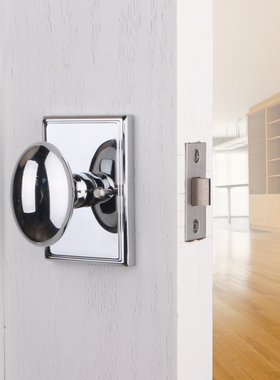 依佰利法式鸭蛋球形锁美式金色轻奢室内化妆室浴室锁静音双门锁