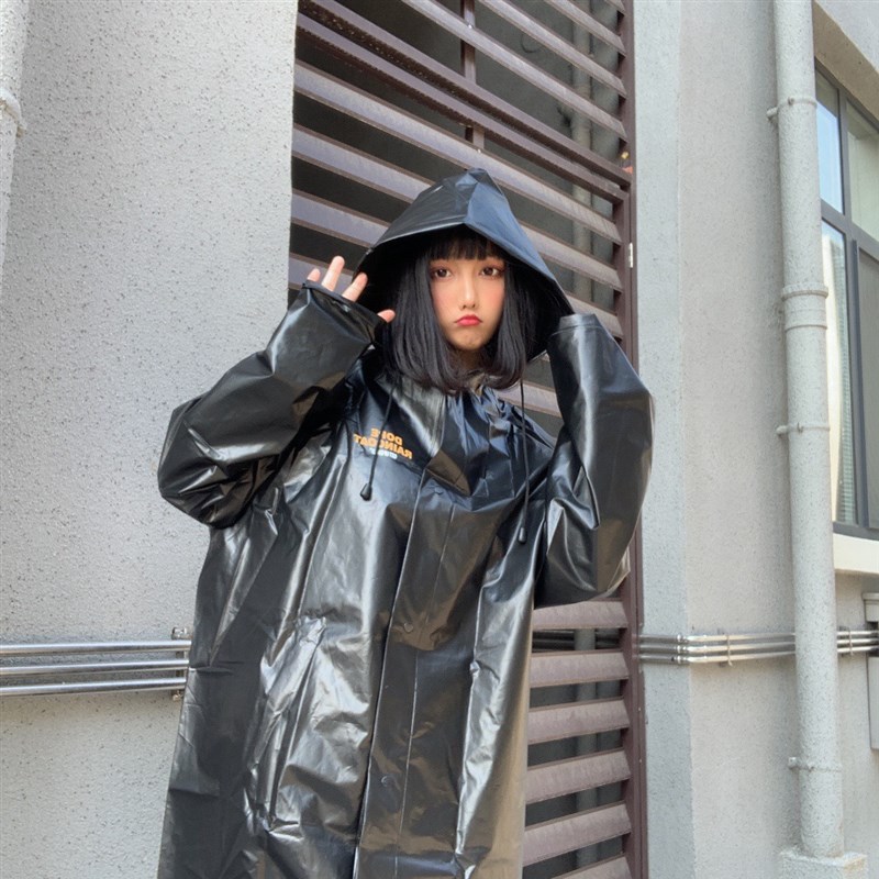 高颜值旅行演唱会音乐节防水透明男女成人长款旅游雨披徒步雨衣潮