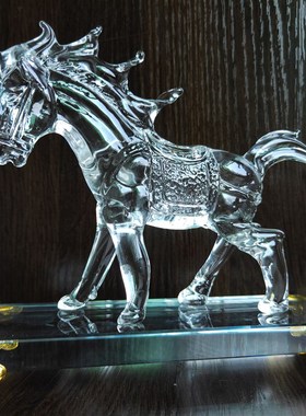 包邮水晶十二生肖家居摆件鼠牛虎兔龙蛇马羊猴鸡狗猪汽车装饰礼品