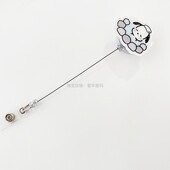 可爱狗狗易拉扣 医生护士工作牌挂件 卡套夹子胸牌胸卡护士伸缩扣