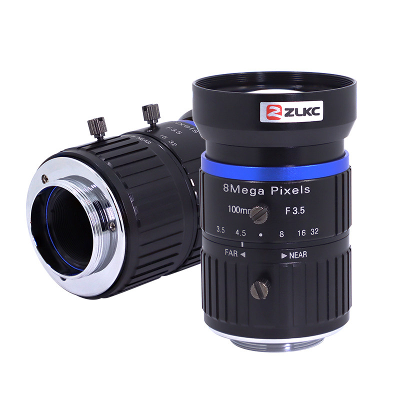 高清工业镜头100mm焦距1千万像素智能交通镜头视觉检测C接口相机