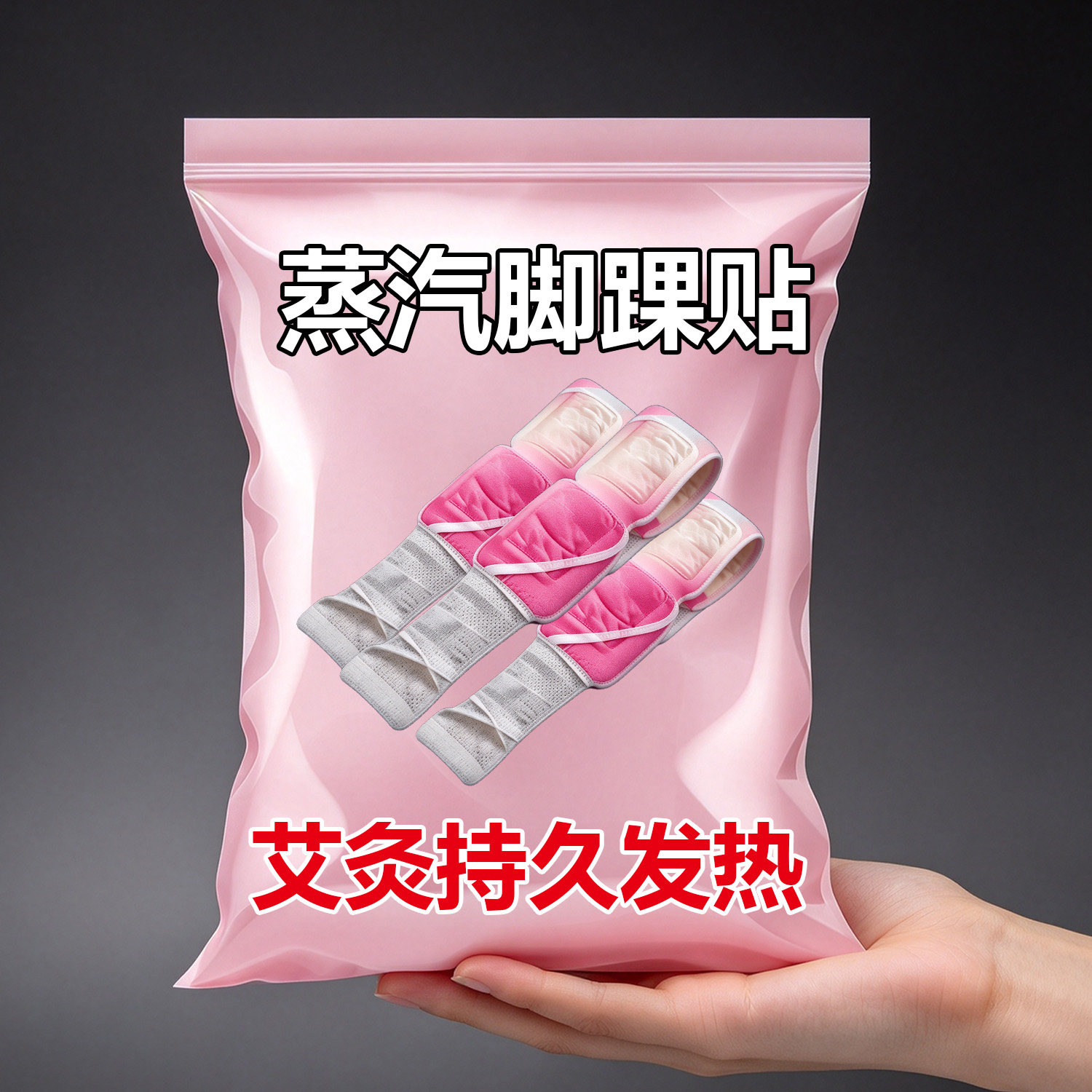 艾草足贴三阴交艾灸贴脚踝保暖蒸汽热敷暖身贴自发热脚腕脚底暖贴