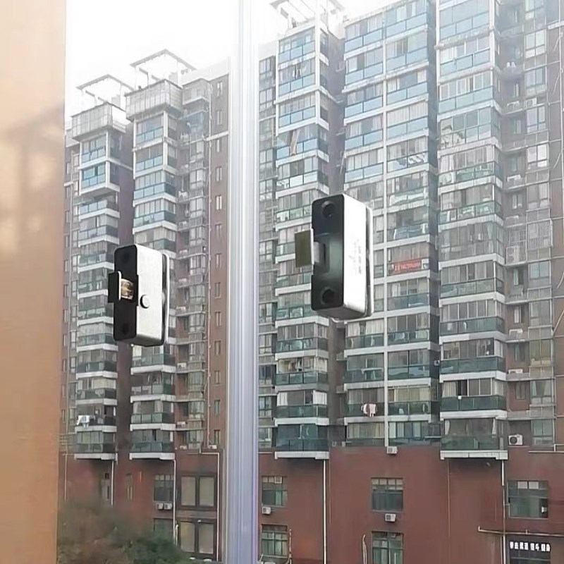 配件无框加厚款玻璃门推拉门锁移窗平移移窗锁扣浴室锁配件插销
