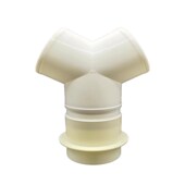 y型排风管三通软管100排气扇换气扇气管风管PVC接头150油烟机通风