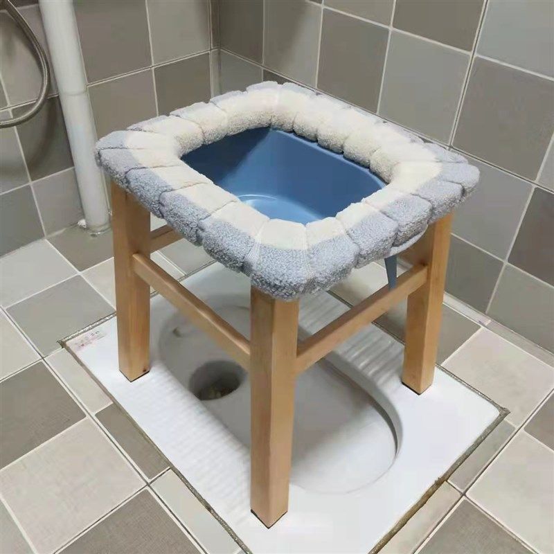 孕妇坐便器老人坐便椅坐厕器坐便凳实木家鼠褴褛碎岩远望扩张