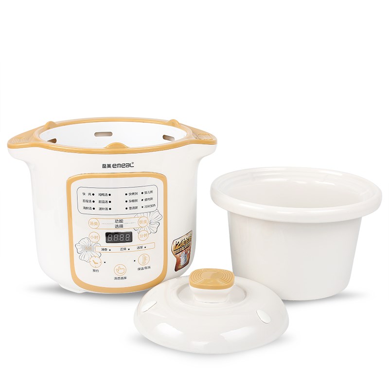 陶瓷电炖锅快速煲益美 YM-Z535JEW汤锅全自动煲粥砂锅3.5L炖锅王