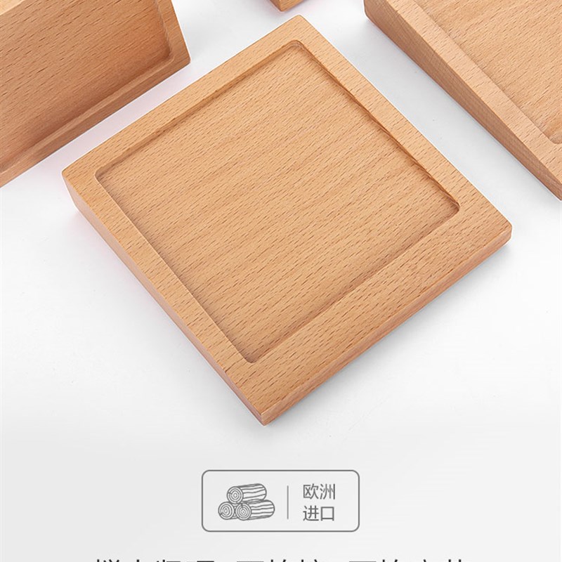 实木立式商品产品介绍牌台卡标签牌木制桌面展示架价格菜品展示牌