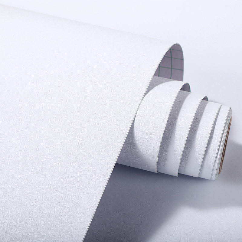 墙纸自粘PVC防水磨砂墙贴纯白白色即时贴橱柜翻新贴纸自粘桌家具,家居饰品,软装墙贴,淘宝优惠券,粉丝福利购,淘宝优惠卷