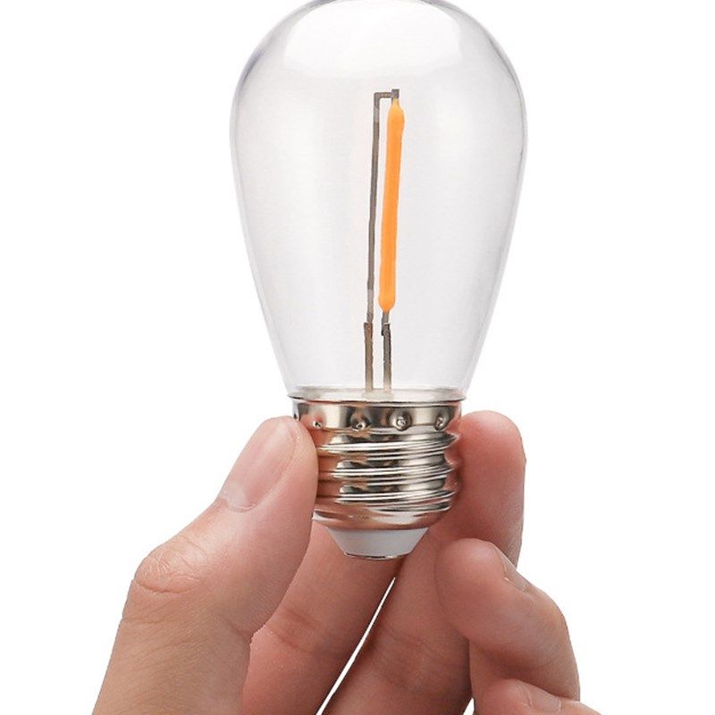 户外装饰防水露营照明氛围灯泡节日花园野营聚会营地帐篷灯串接电