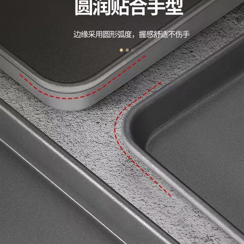商用不沾烤盘烤箱用古早蛋糕烤盘烘焙烤盘模具长方形镀铝不粘烤盘