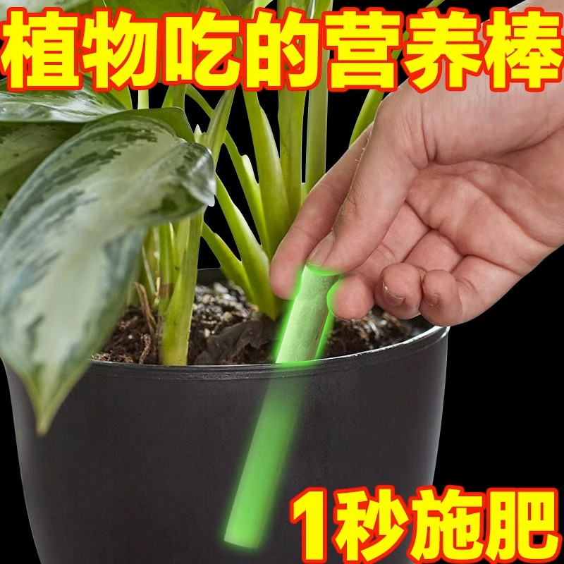 植物缓释棒营养棒花肥料家用养花通用型月季多肉绿植盆栽缓释片肥