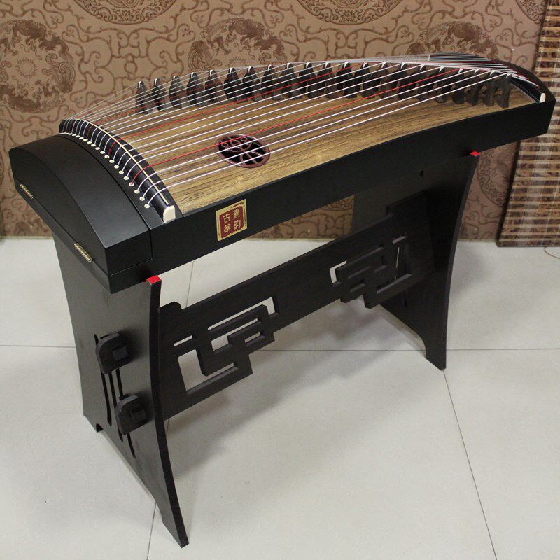素韵Q108便携式小型古筝成人练习专业实木半筝迷你小筝初学者使用