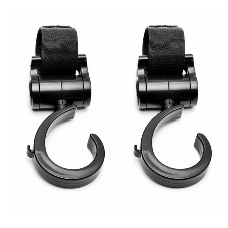 推车挂钩婴儿车宝宝伞车吊钩童车手推车钩魔术贴挂钩挂包挂袋配件