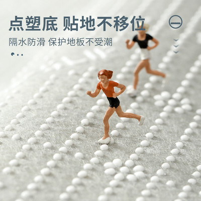 羊羔绒脚垫卧室床边毯防滑吸水地垫床头茶几儿童榻榻米沙发脚踏垫