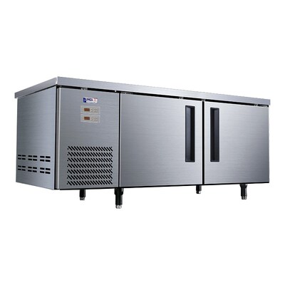 星星铜管冷藏冷冻平冷工作台厨房餐饮后厨奶茶店保鲜操作台1.5米