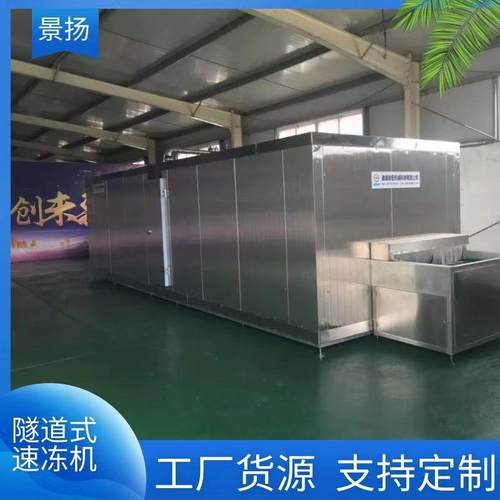 厂家供应鱿鱼八爪鱼超低温速冻设备隧道式速冻机秋葵菜花速冻