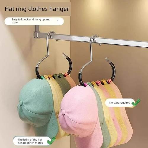 帽子储藏神器宿舍衣柜挂鸭舌棒球帽吊索家用多功能帽子展示架