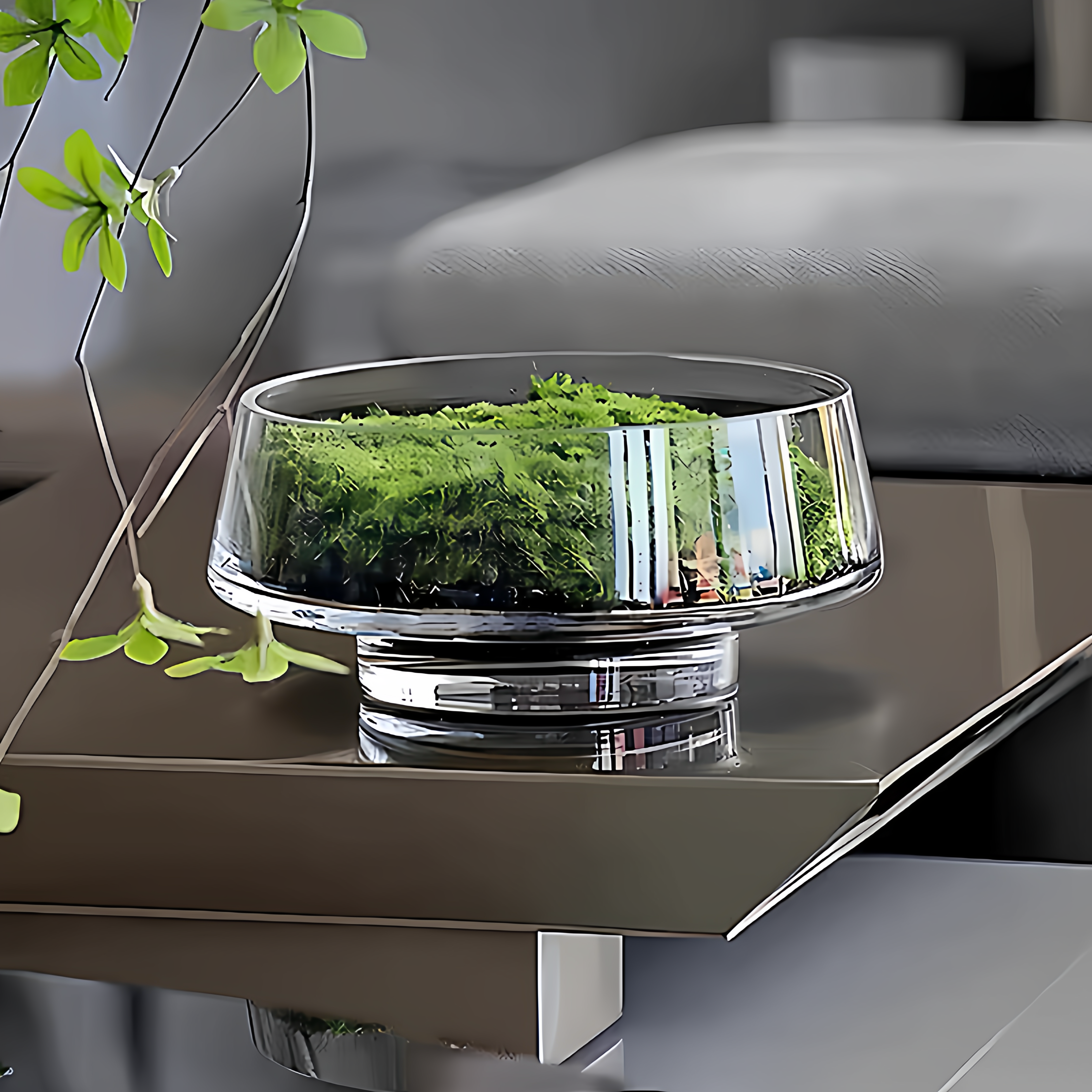 创意透明大口玻璃花盆多肉苔藓水仙微景观水培花瓶装饰插花器摆件,家居饰品,花盆,淘宝优惠券,粉丝福利购,淘宝优惠卷