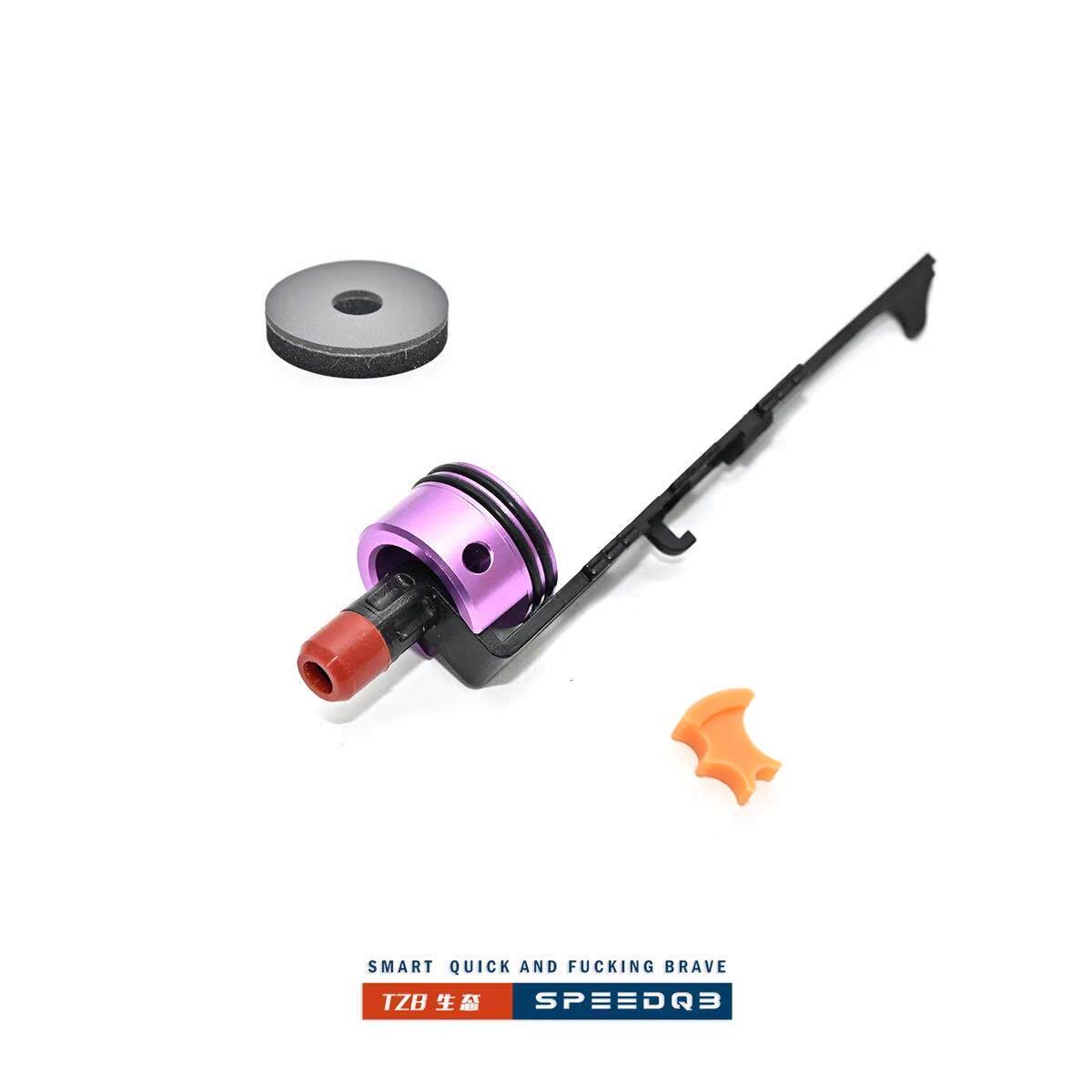 TZB研发 青春版铝彩氧缸头，4.6内孔加长气柱，标配4mm缓震垫片