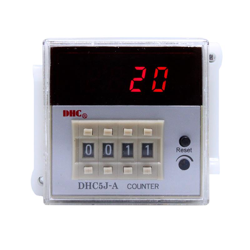 DHC温州大华 DHC5J-A 预置数计数器COUNTER4位停电记忆多功能计数