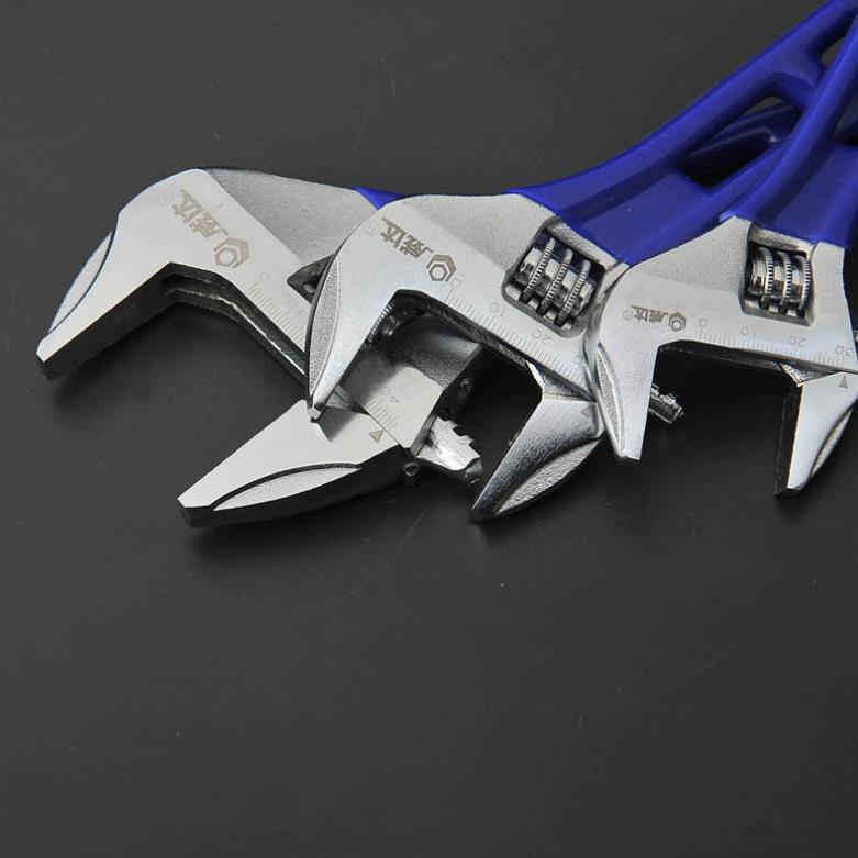 威达大开 口短柄活动扳手大活口卫浴短把小扳手多功能迷你扳子工