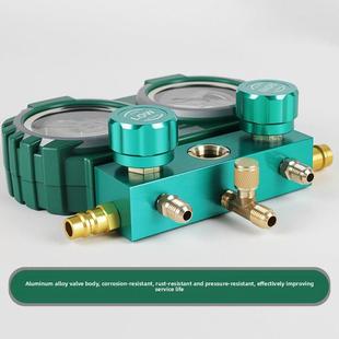 汽车空调压力表 R134A冷媒雪种家用R22R410空调双表加氟利昂工具