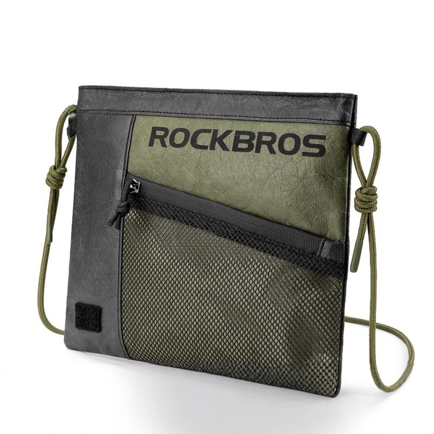 洛克兄弟斜挎包环保迪森纸折叠车休闲骑行背包收纳包通勤自行车包