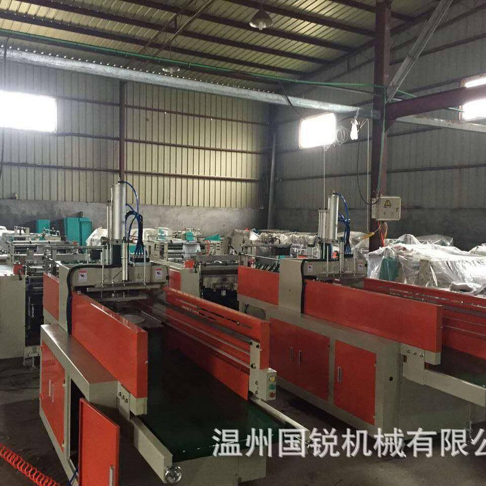 供应塑料袋机器设备速背心袋全自动上料600型热切道制袋机