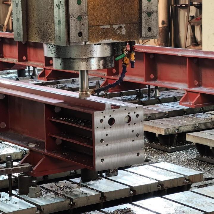 东莞来图定制大型数控加工龙门铣床加工钢结构焊接大型CNC加工
