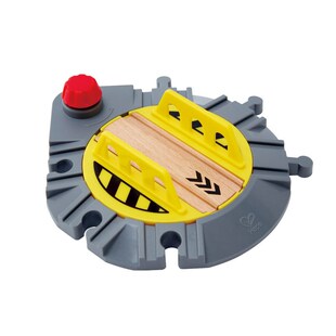 Ha叠ea原装火车配玩桥墩可p加支撑墩柱通用木制轨道件具扩展包3岁