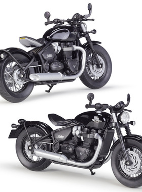 202仿款凯旋Boinneville Bobber模型1/122真合金摩托机车玩具礼物