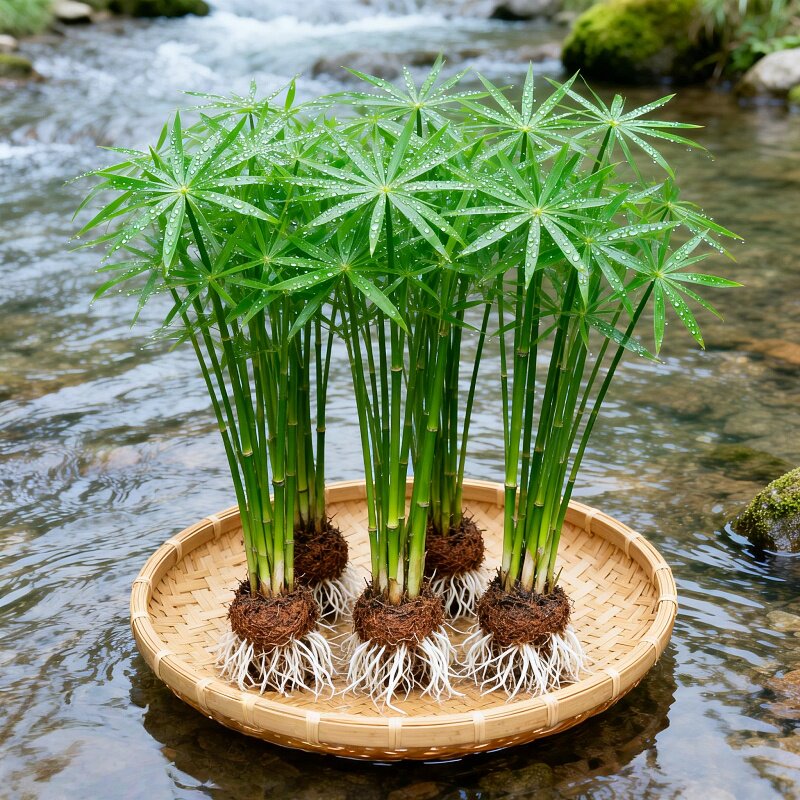 【鱼缸龟缸专用】水竹水培植物图片